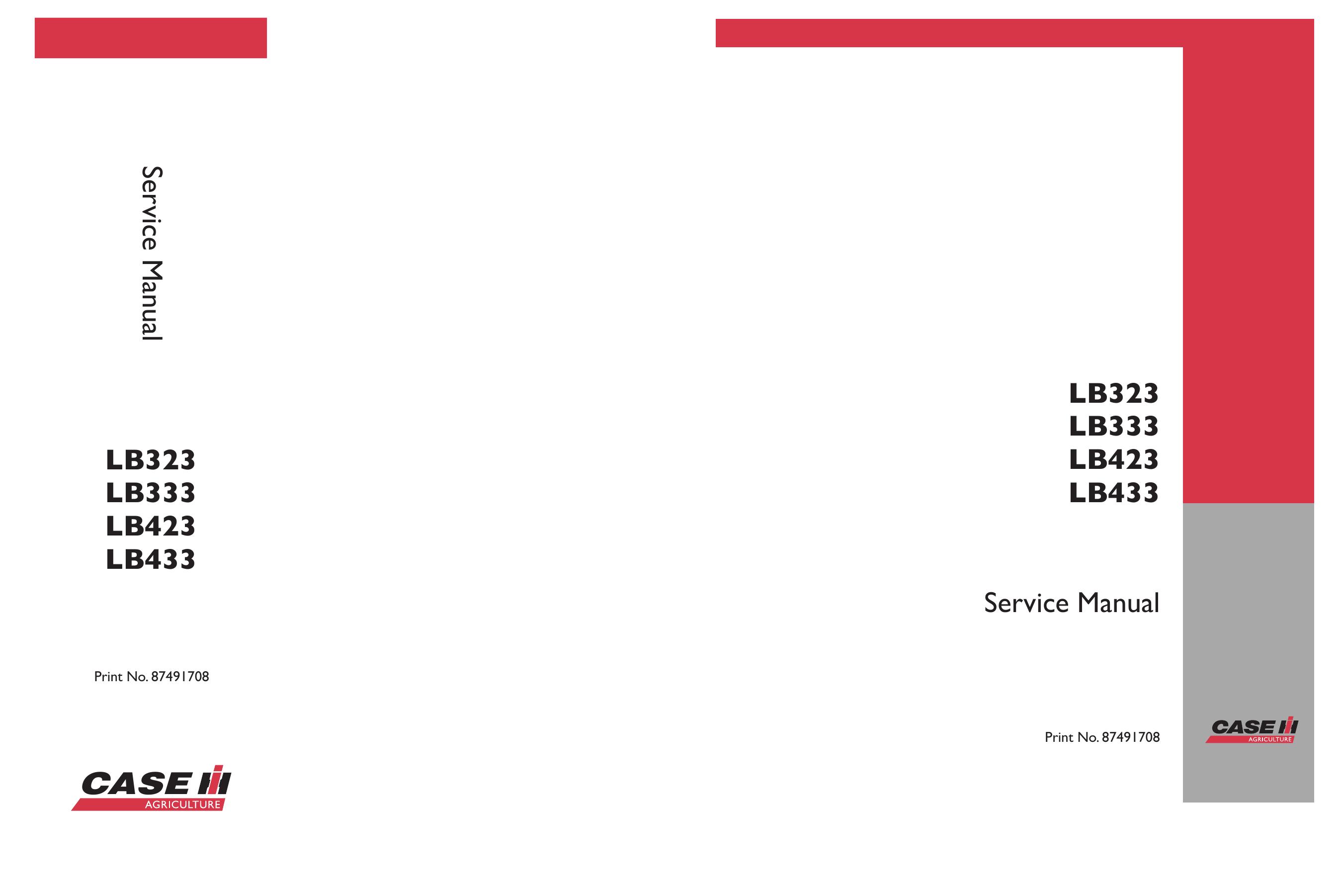 SER-MAN LB323,333,423,433 service manual